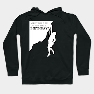 Bouldering Birthday Party Hoodie